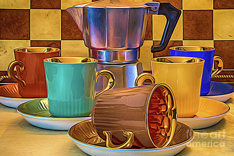 Espresso Cups Photograph