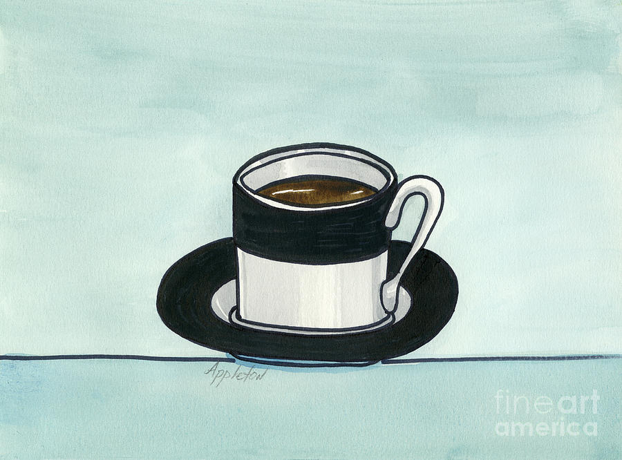 Espresso Painting by Norma Appleton