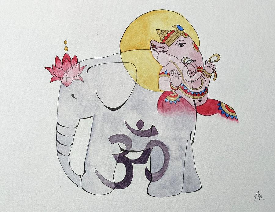 Essence of elephant Painting by Lisa Mutch