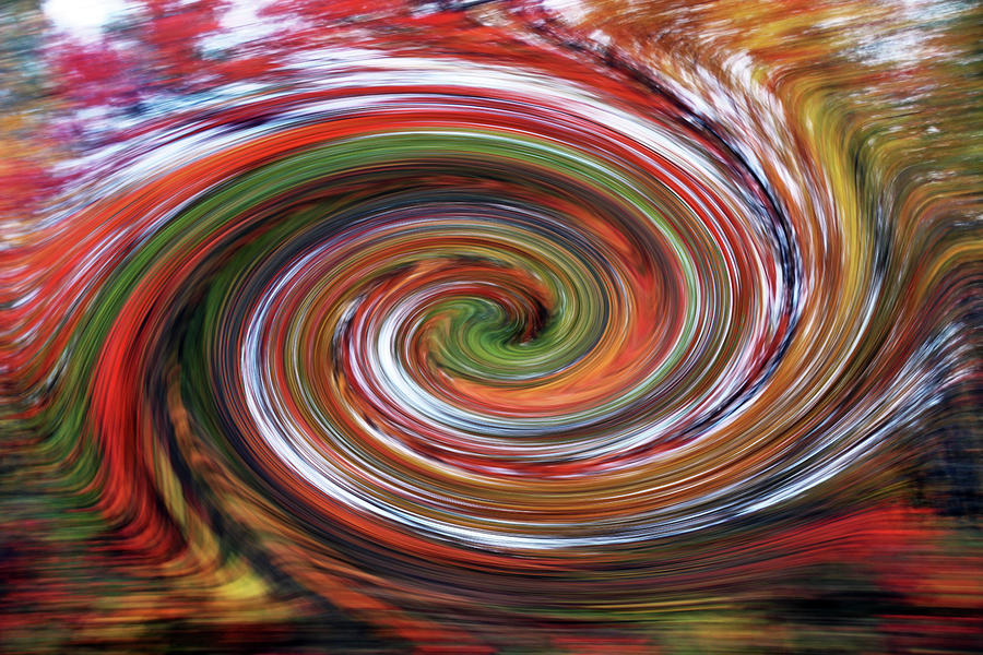 Essence Of Fall Swirl Photograph by Debbie Oppermann