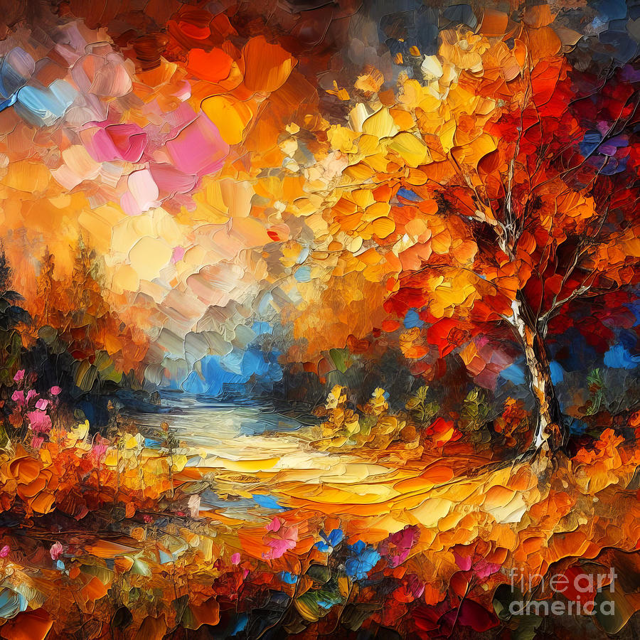 Essense of Autumn #1 Digital Art by Vicki Pelham