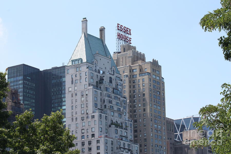 Nycs Essex House Seen From Central Park Photograph by John Telfer