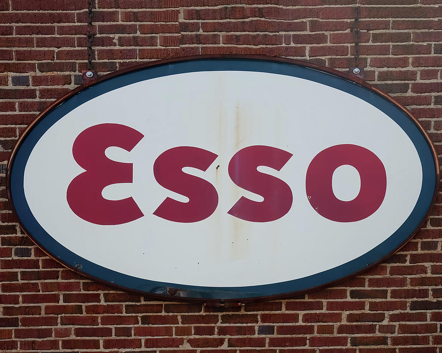 ESSO gas sign 002 Photograph by Flees Photos