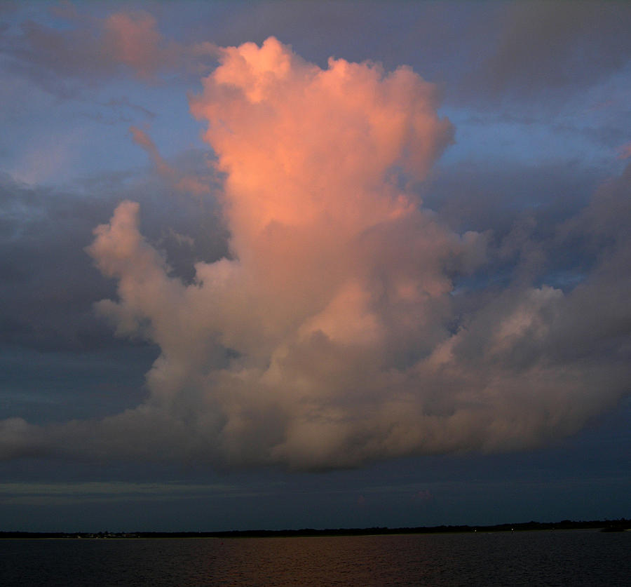 Estuary cloud at dawn Photograph by Julianne Felton