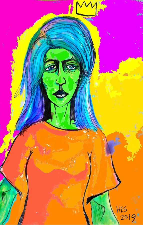 ET Woman Digital Art by Hannah Sullivan - Fine Art America