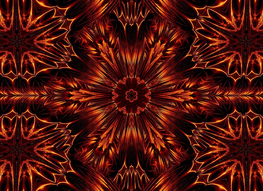 Eternal Flame Flowers 102 Digital Art by Sherrie Larch - Fine Art America