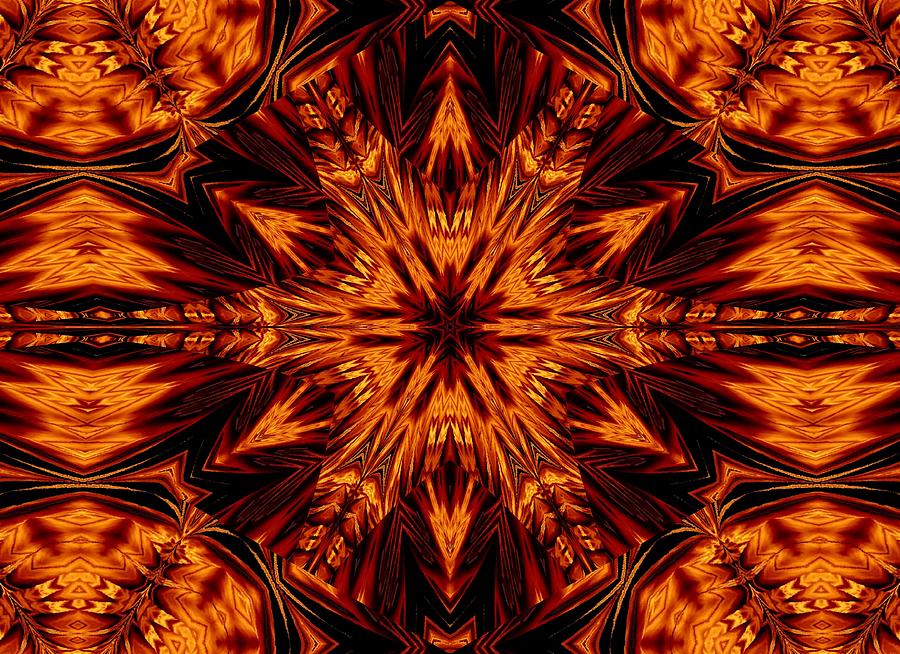 Eternal Flame Flowers 74 Digital Art by Sherrie Larch - Fine Art America