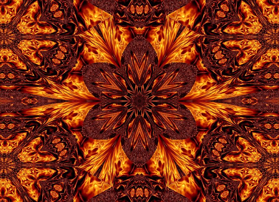 Eternal Flame Flowers 77 Digital Art by Sherrie Larch - Fine Art America