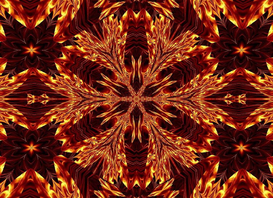 Eternal Flame Flowers 79 Digital Art by Sherrie Larch - Fine Art America