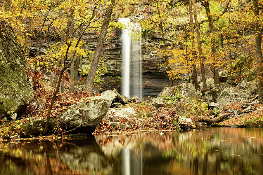 Eternal Flow At Cedar Falls - Arkansas Photograph