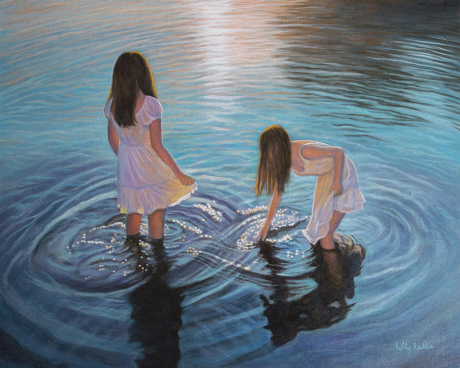Eternal Reflections Painting by Holly Kallie