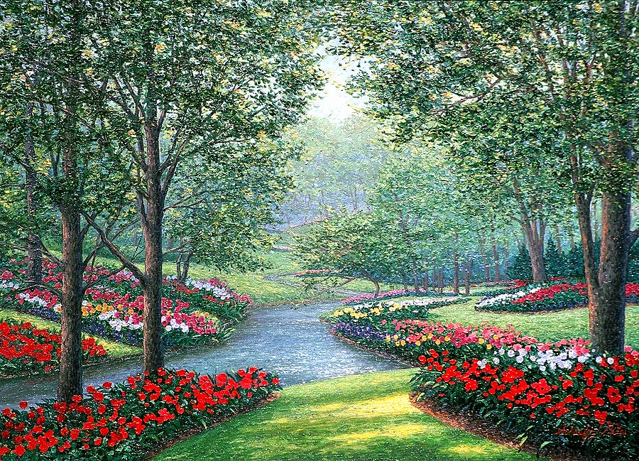 Eternal Spring Painting by Kevin Wendy Schaefer Miles