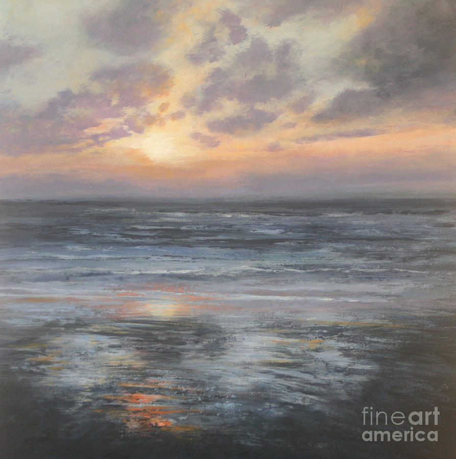 Sunset Painting - Eternal  by Valerie Travers