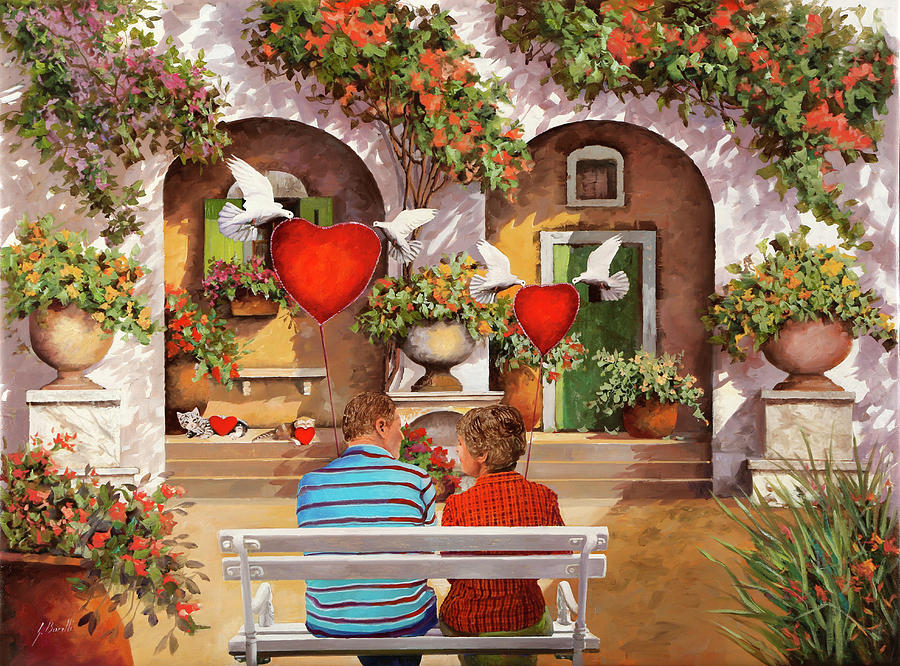 Valentines Day Painting - Eterno Amore by Guido Borelli