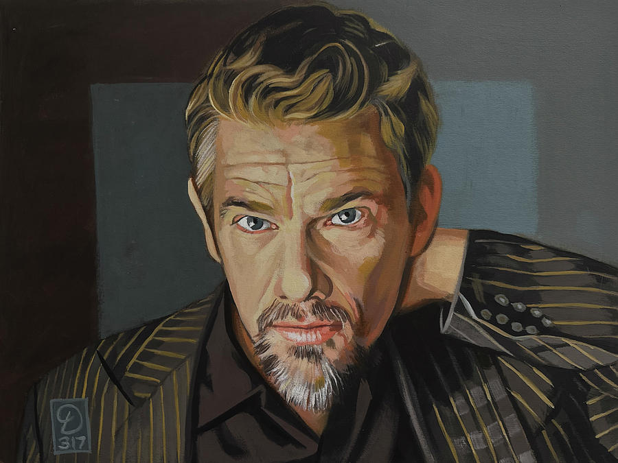 Ethan Hawke Painting by Duane Potosky - Fine Art America