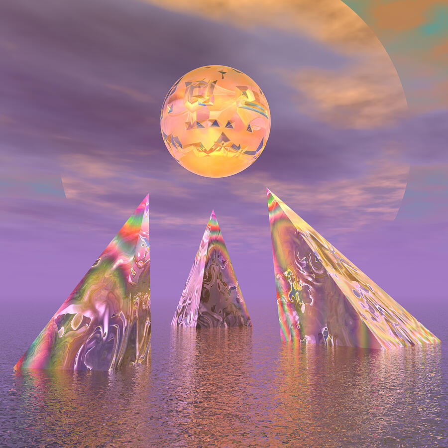 Ethereal Ascension Painting by Jay Salton Ethereal Ascension Painting by Jay Salton