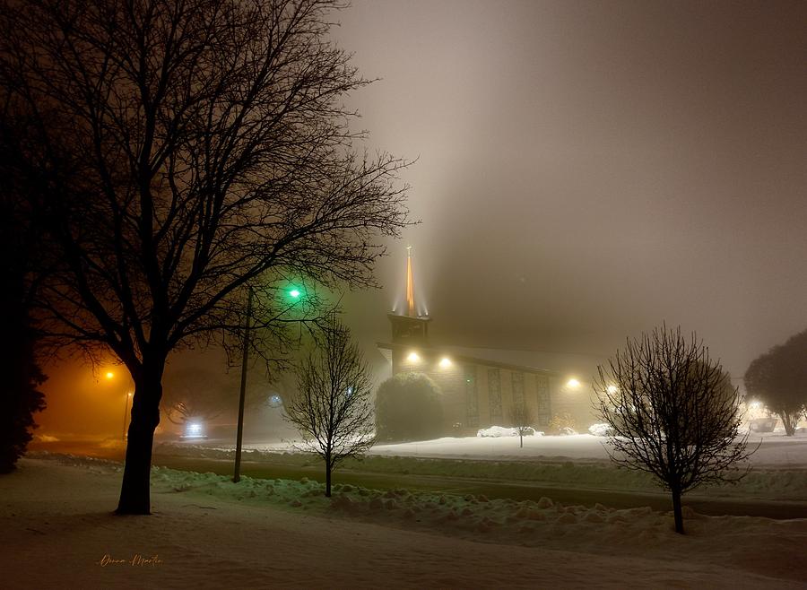 Ethereal Winter Fog Photograph by Donna Martin