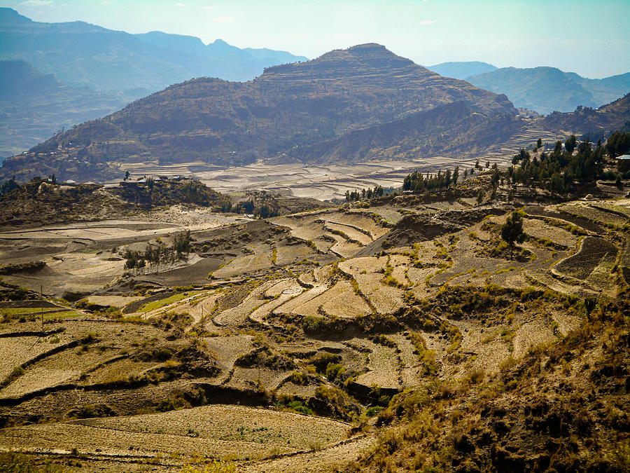 Ethiopian Highlands Agricultural Terraces Photograph by Sascha Grabow