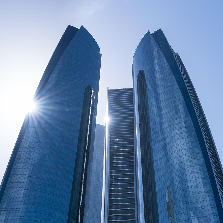 Etihad Towers, Abu Dhabi City, Emirate of Abu Dhabi, Persian Gulf, United Arab Emirates, UAE, The Middle East Photograph by Juan Carlos Munoz