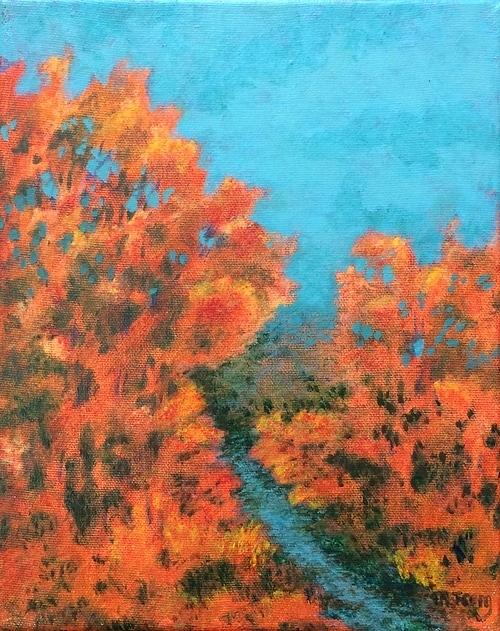 Etobicoke Creek #1 Painting by Milly Tseng