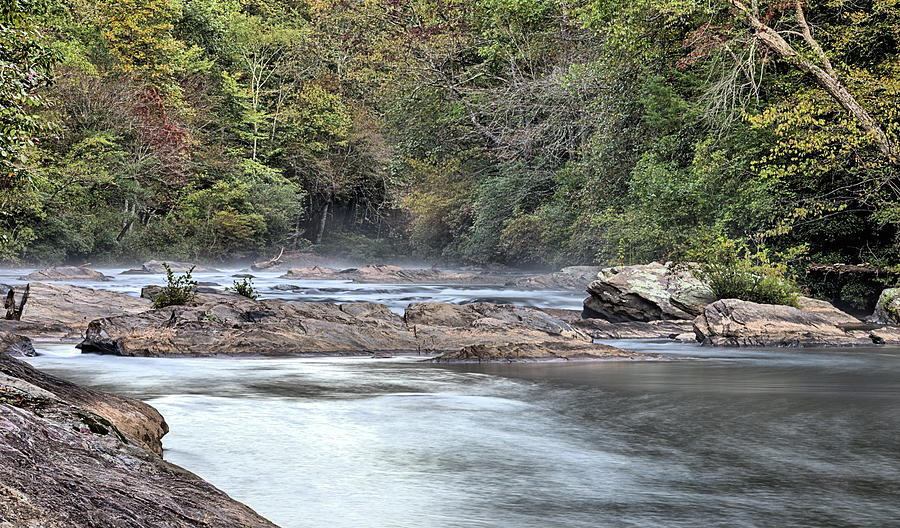 Etowah River Steam Photograph by JC Findley