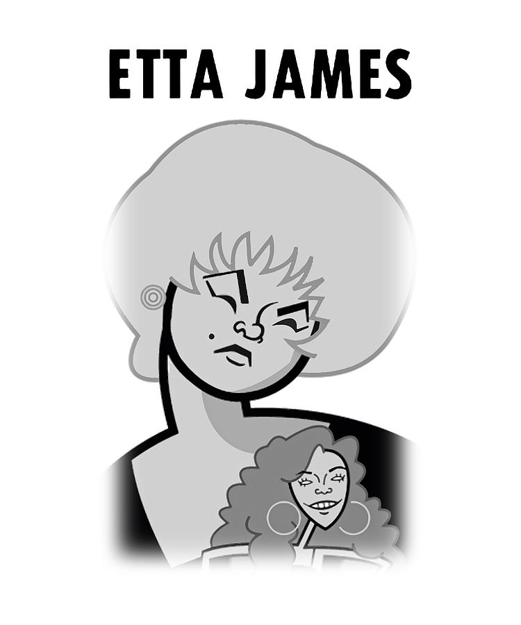 Etta James Fan Art Digital Art by Juan Wilson Fine Art America