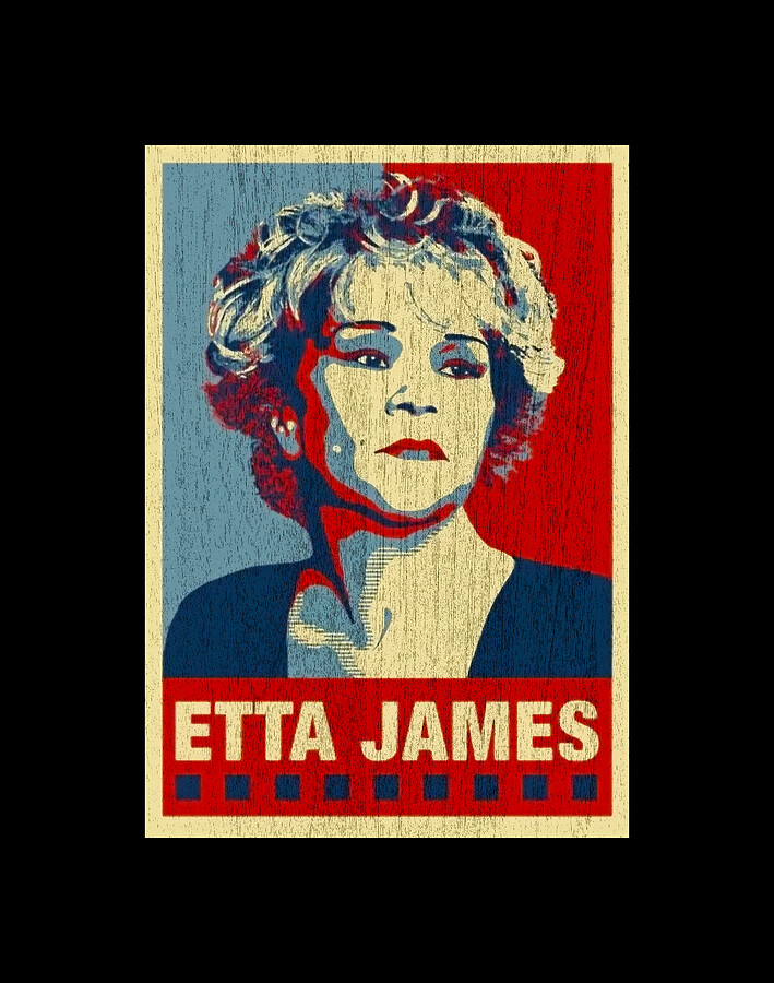Etta James Vintage Digital Art by Renhart Zheroky Fine Art America