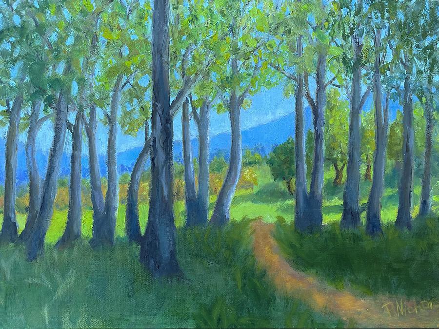 Eucalyptus Grove Painting by Pam Nichols - Fine Art America