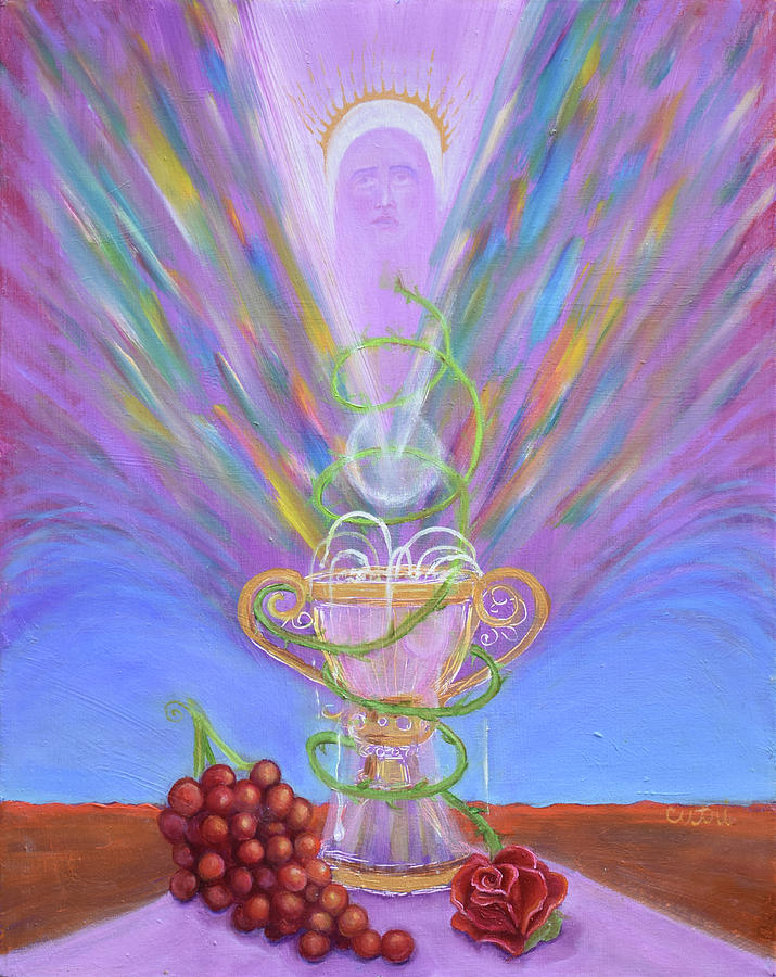 Eucharist Painting by Anne Cameron Cutri