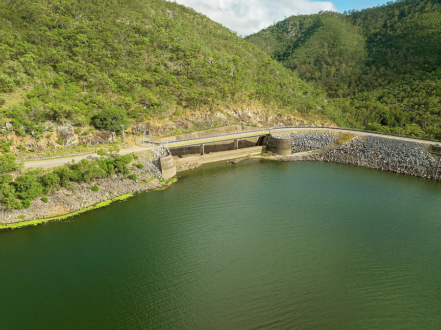 Eungella Dam Overflow And Wall, Australia Photograph by Michele Jackson ...