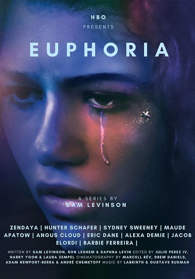 EUPHORIA ZENDAYA TV SHOW POSTER Poster Digital Art by Kailani Smith ...