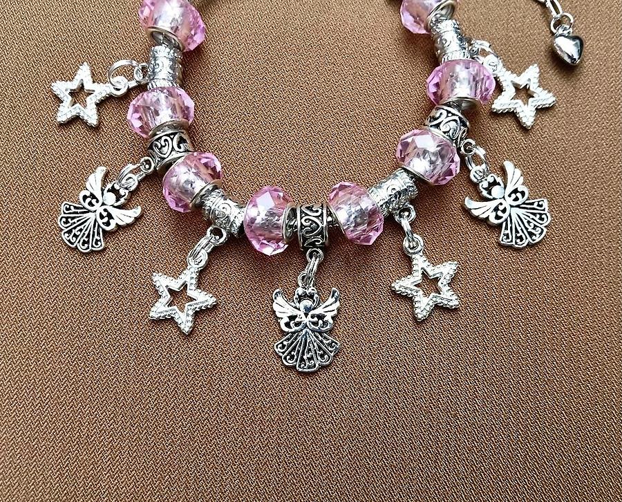 European Angel and Star Bracelet Jewelry by Michele Myers