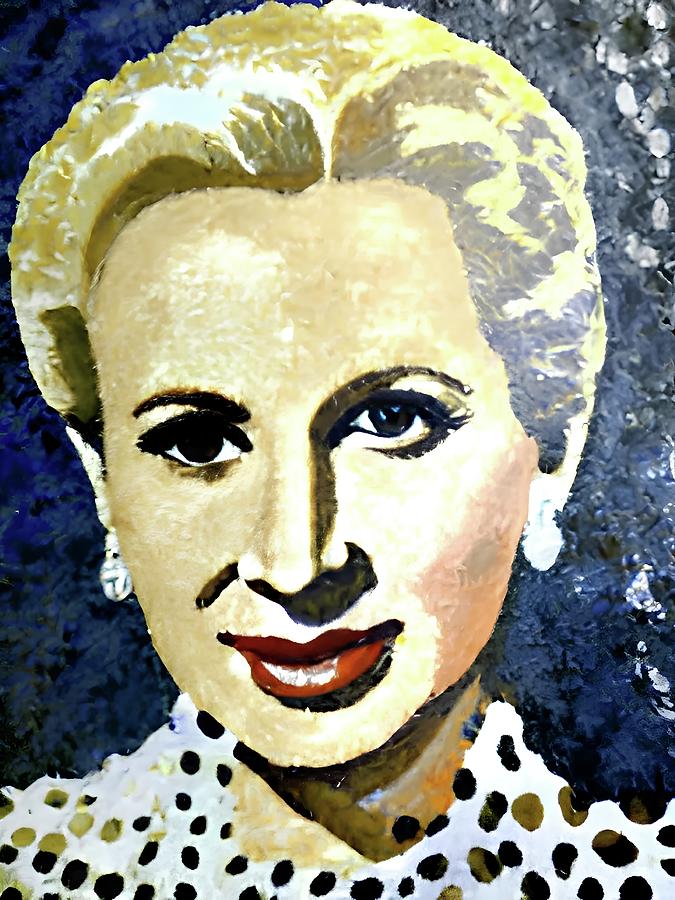 Eva Peron Digital Art By Mauricio Sobalvarro Fine Art America