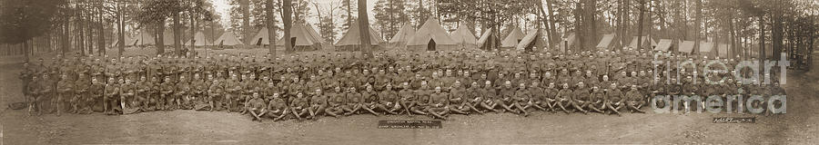 1918 Photograph - Evacuation Hospital No. 4 Camp Greenleaf, GA Nov. 30, 1918 by Monterey County Historical Society