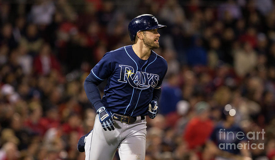 Evan Longoria Photograph by Rich Gagnon Evan Longoria Photograph by Rich Gagnon
