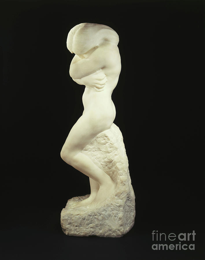 Eve After the Fall, Modesty by Rodin Sculpture by Auguste Rodin