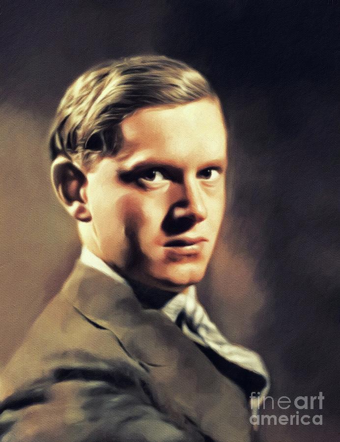 Evelyn Waugh, Literary Legend Painting by Esoterica Art Agency