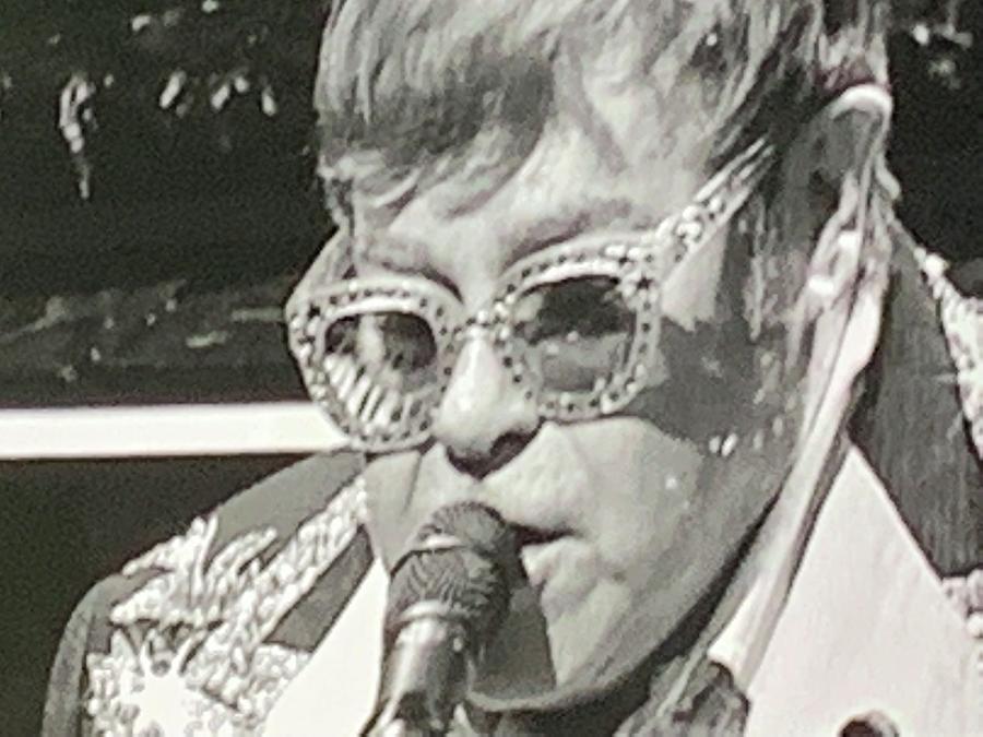 Even in Black and White Elton Glows Photograph by Lee Darnell