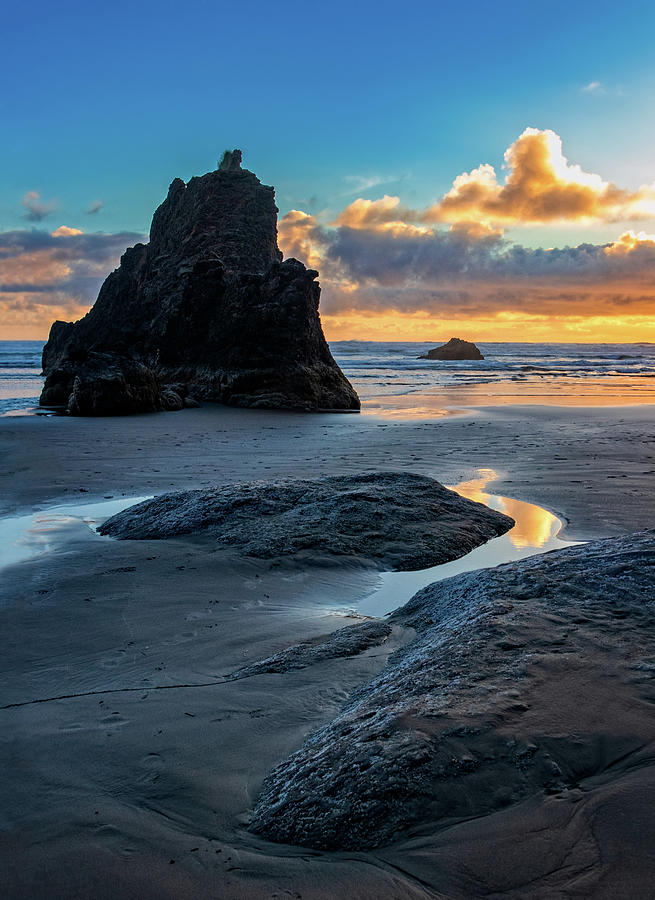 Evening along the Oregon Coast Photograph by Carolyn Derstine