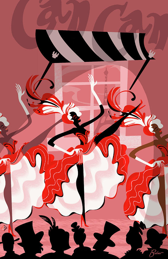 Evening at the Moulin Rouge Digital Art by Alan Bodner