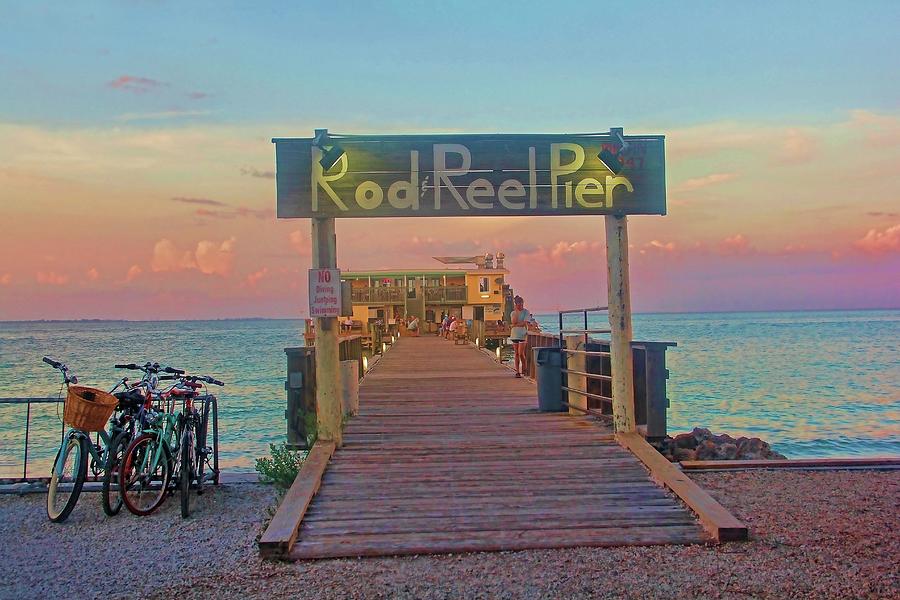 Evening At The Rod And Reel Photograph by HH Photography of Florida