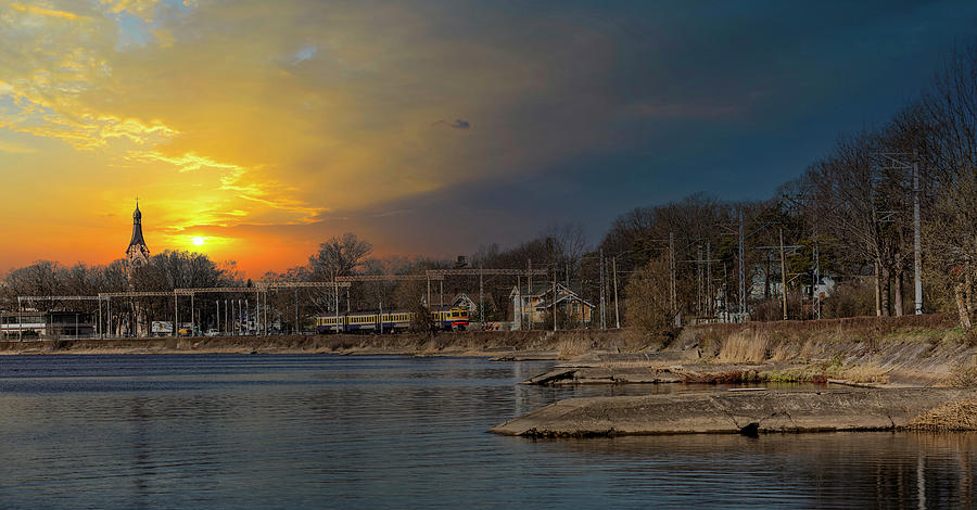 Evening By The Riverside In Jurmala Latvia  Photograph by Aleksandrs Drozdovs