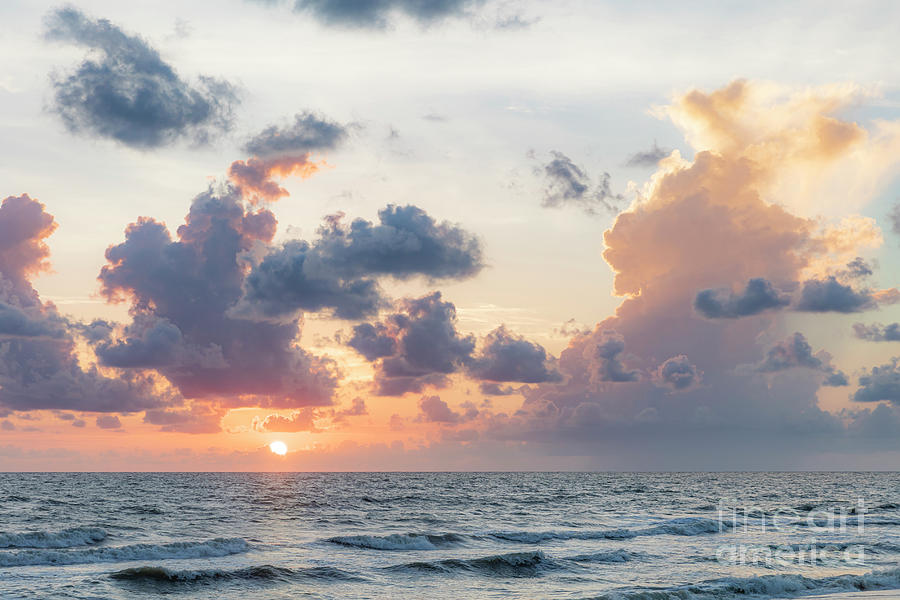 Evening Clouds - Naples Florida Photograph by Brian Jannsen