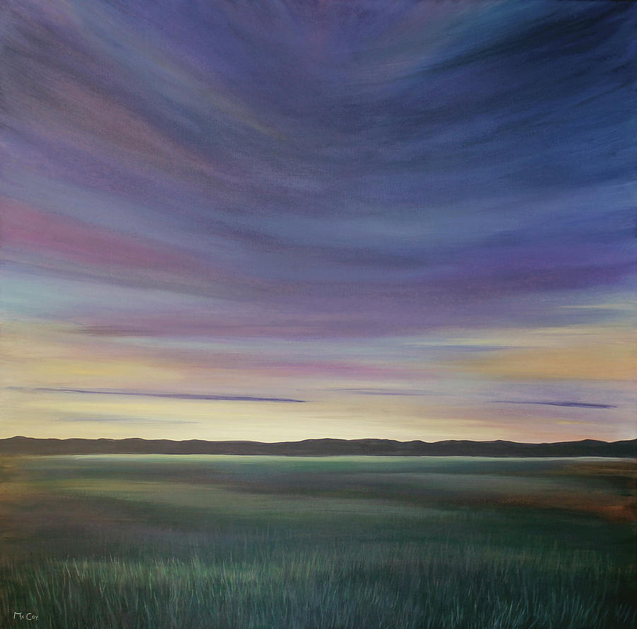 Evening Colours 3 Painting by K McCoy