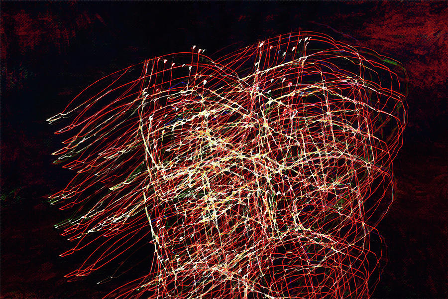 Evening Dress Torso Abstract Of Light Digital Art
