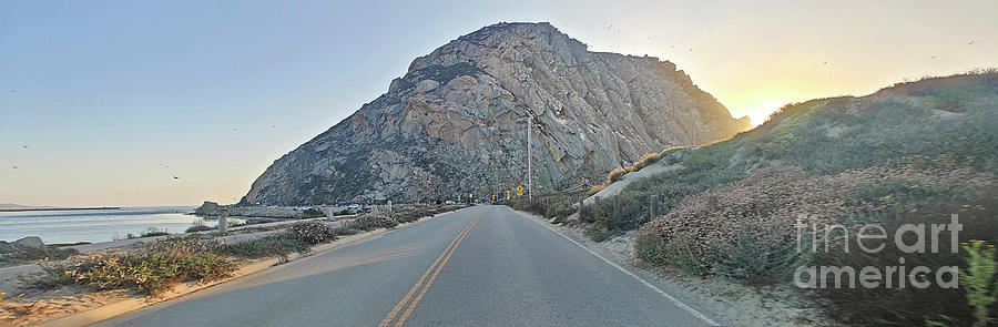 Evening Drive to Morro Rock Photograph by Michael Rock