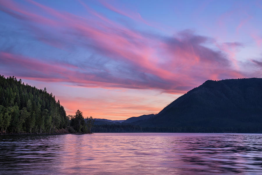 Evening From Lake McDonald Photograph by Greg Nyquist - Fine Art America