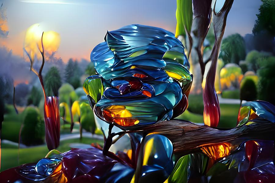 Evening Glass Digital Art by Beverly Read