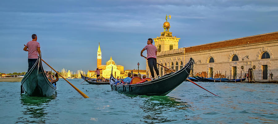Evening Gondola Ride on the Grand Canal Photograph by Carolyn Derstine