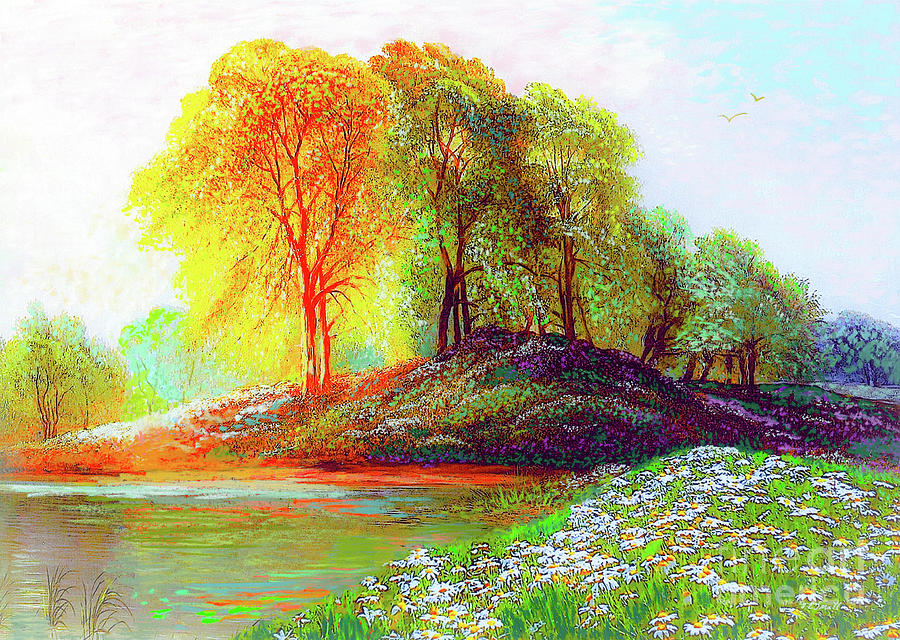 Evening Grace Painting by Jane Small Evening Grace Painting by Jane Small